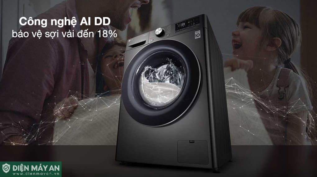 Máy giặt LG AI DD Inverter 12 kg FV1412S3B